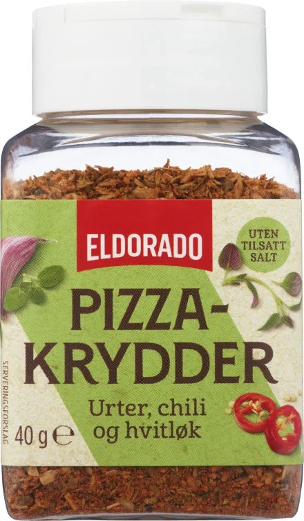 Pizzakrydder 40g Eldorado