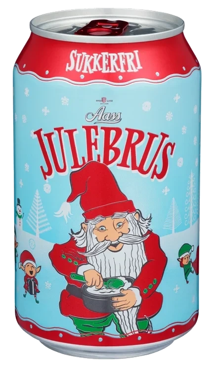 Aass Julebrus Sukkerfri 0.33l bx
