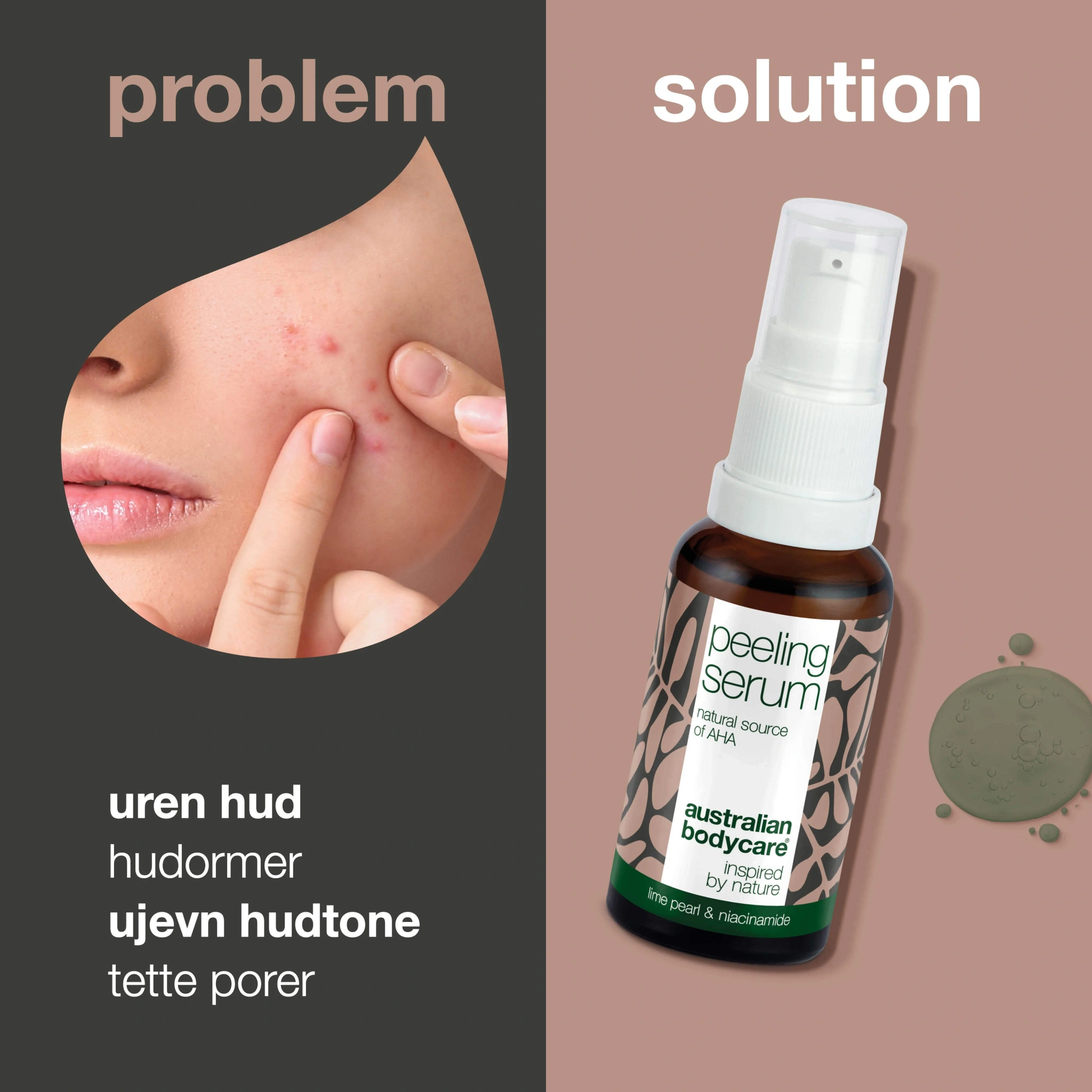 Peeling Serum med AHA fruktsyra