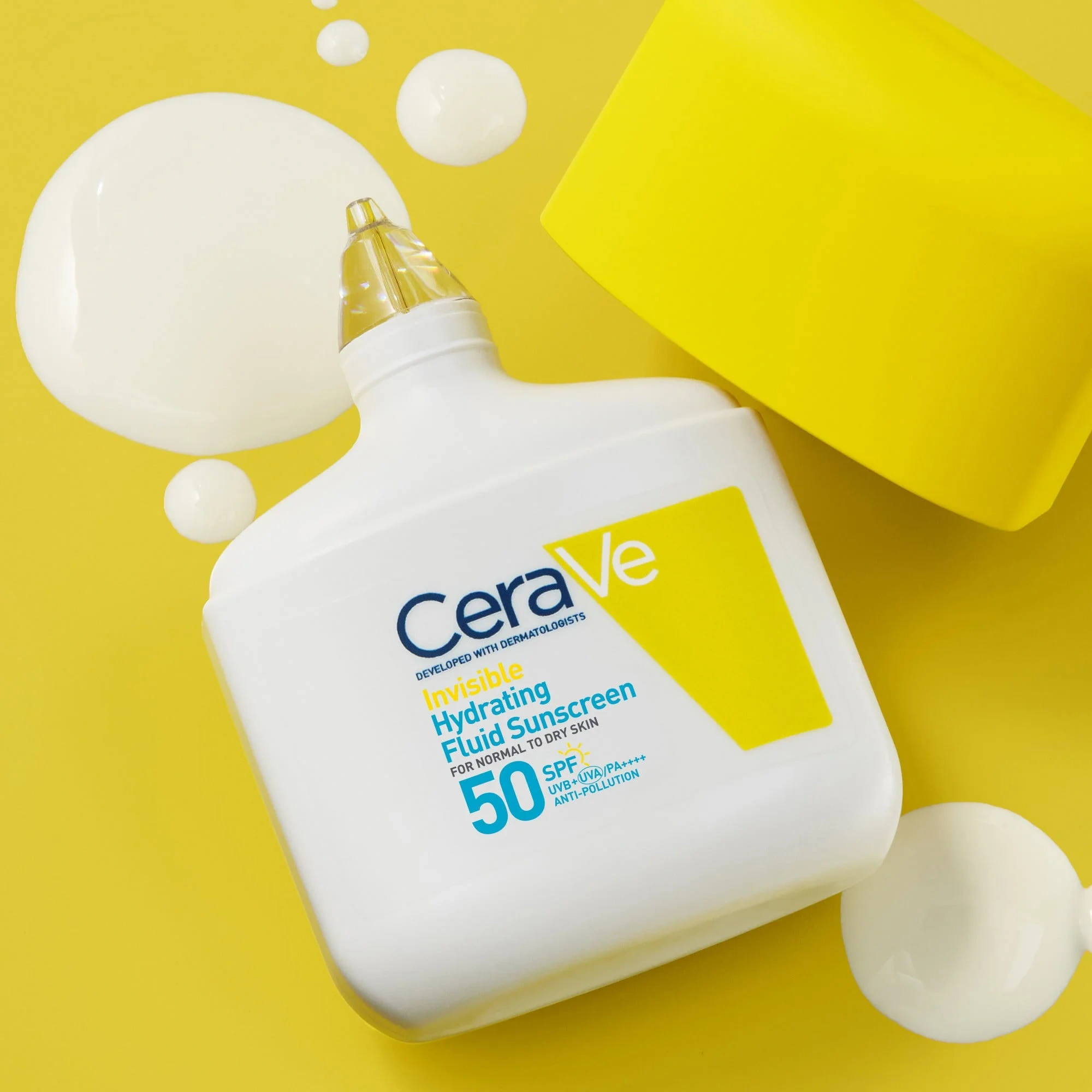 CeraVe Invisible Hydrating Fluid Sunscreen Face SPF50 50 ml