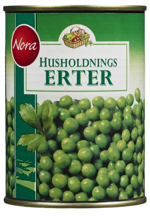 Husholdningserter 410g Nora