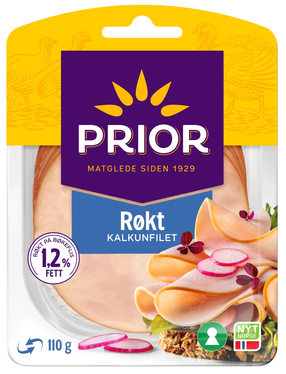 Kalkunfilet Røkt 110g