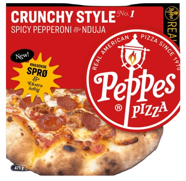 Peppes Crunchy Spicy Pepperoni&Nduja 475g