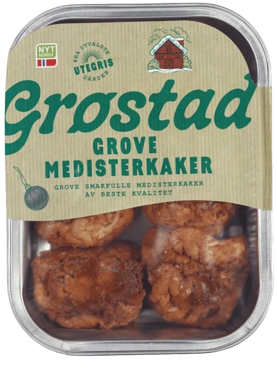 Medisterkaker Stekte 360g Grøstad