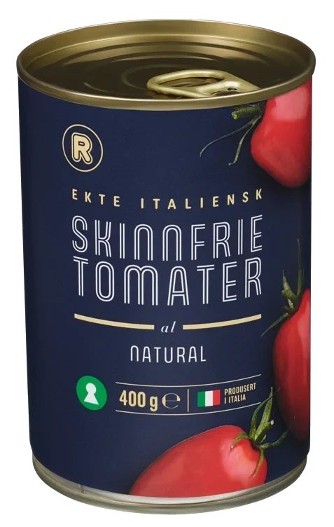 Tomater skinnfrie  400g