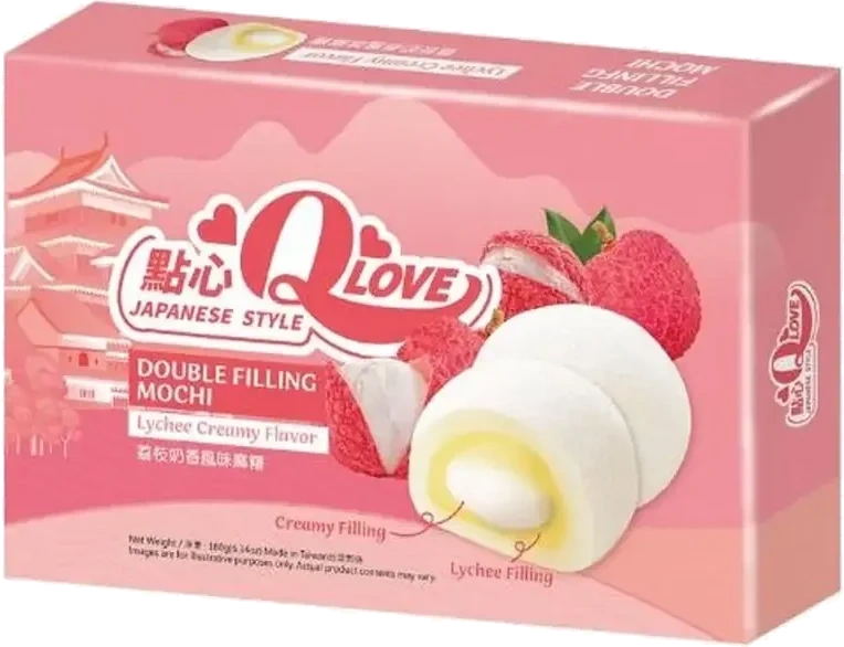 Qlove Creamy Lychee Mochi 180g