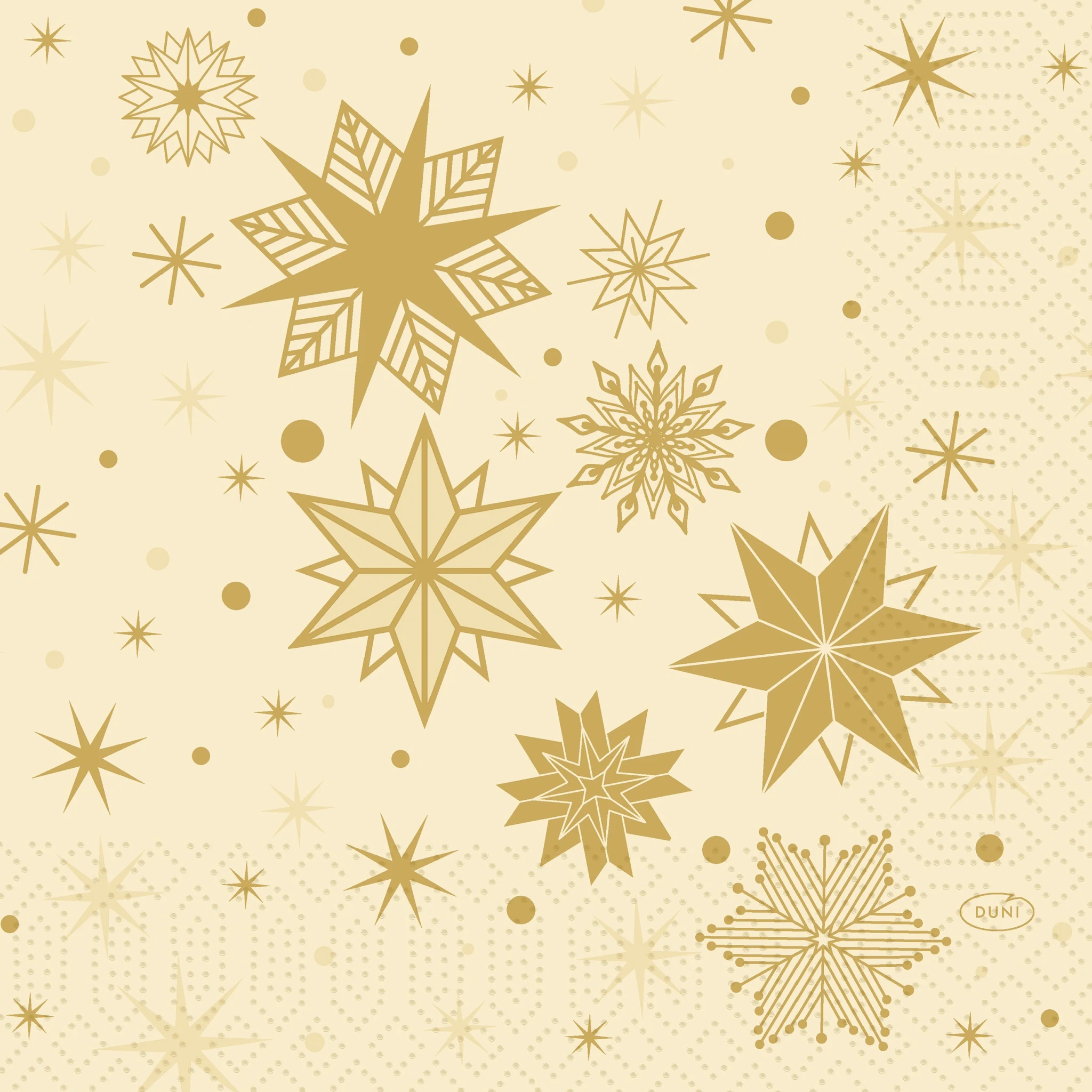 Serviett 3l33cm Stargazing Cream