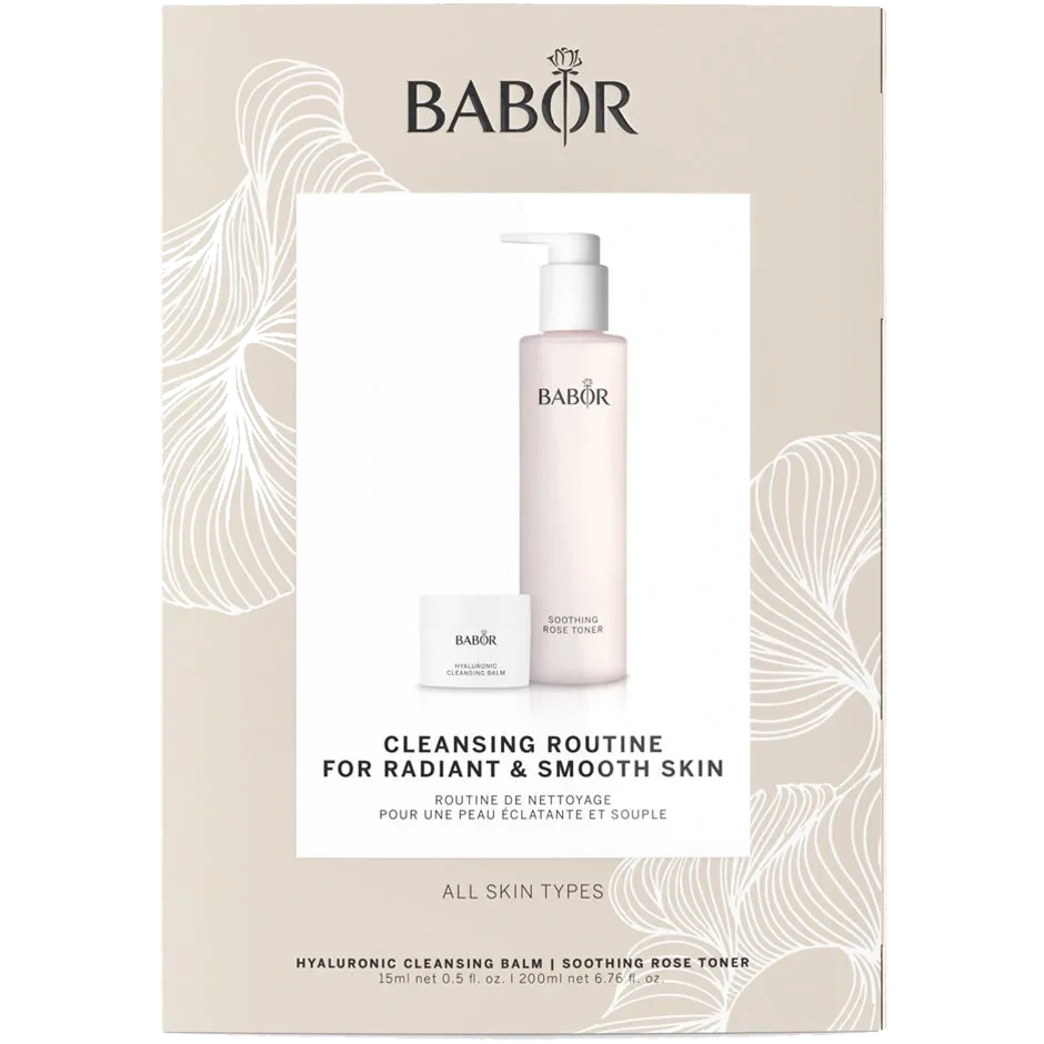 Babor Hyaluronic Cleansing Balm & Soothing Rose Toner
