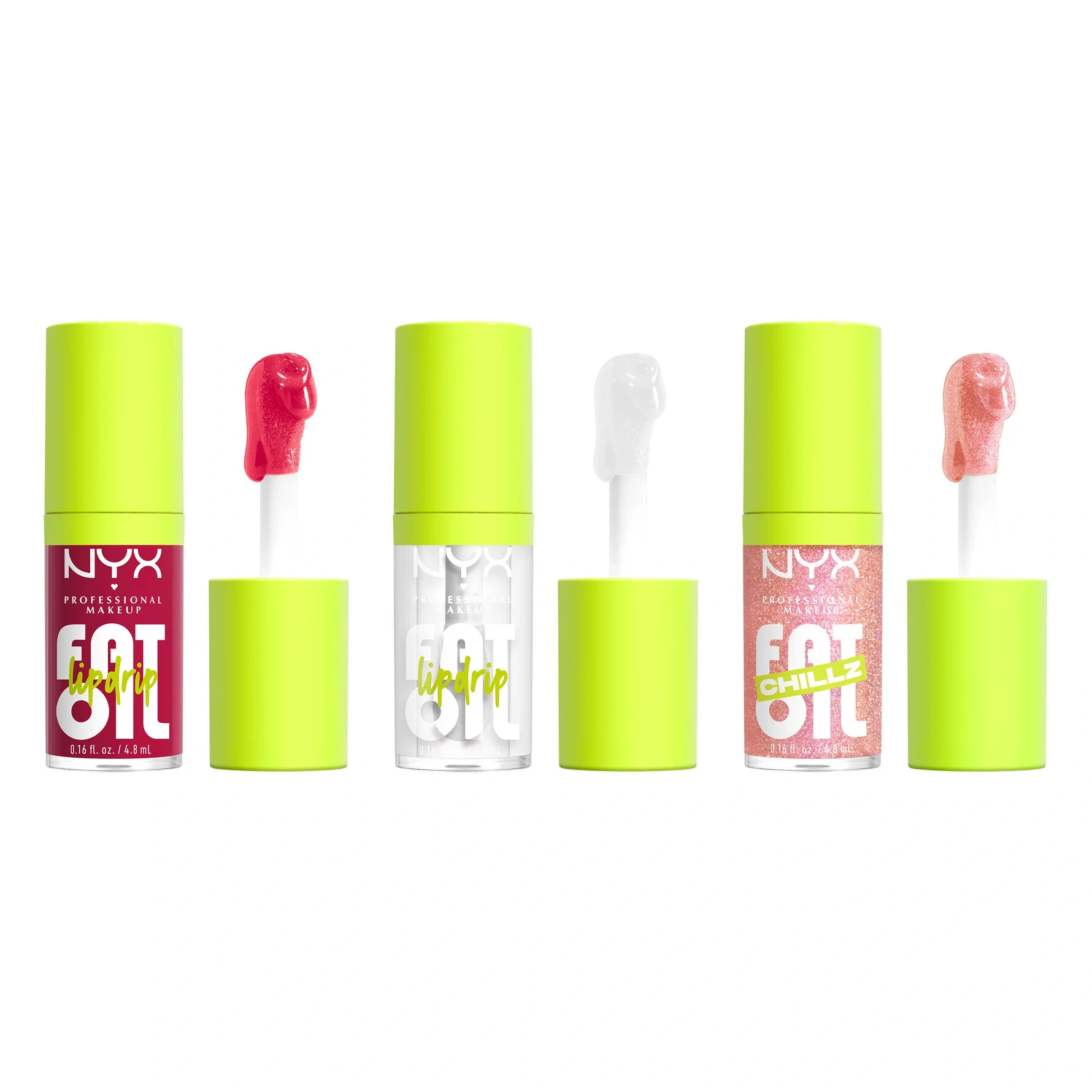 NYX PROFESSIONAL MAKEUP Fat Oil Lip Drip Gloss Trio Kit