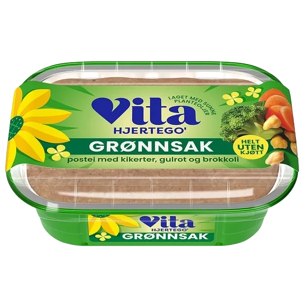 Grønnsakspostei 175g Vita Hjertego
