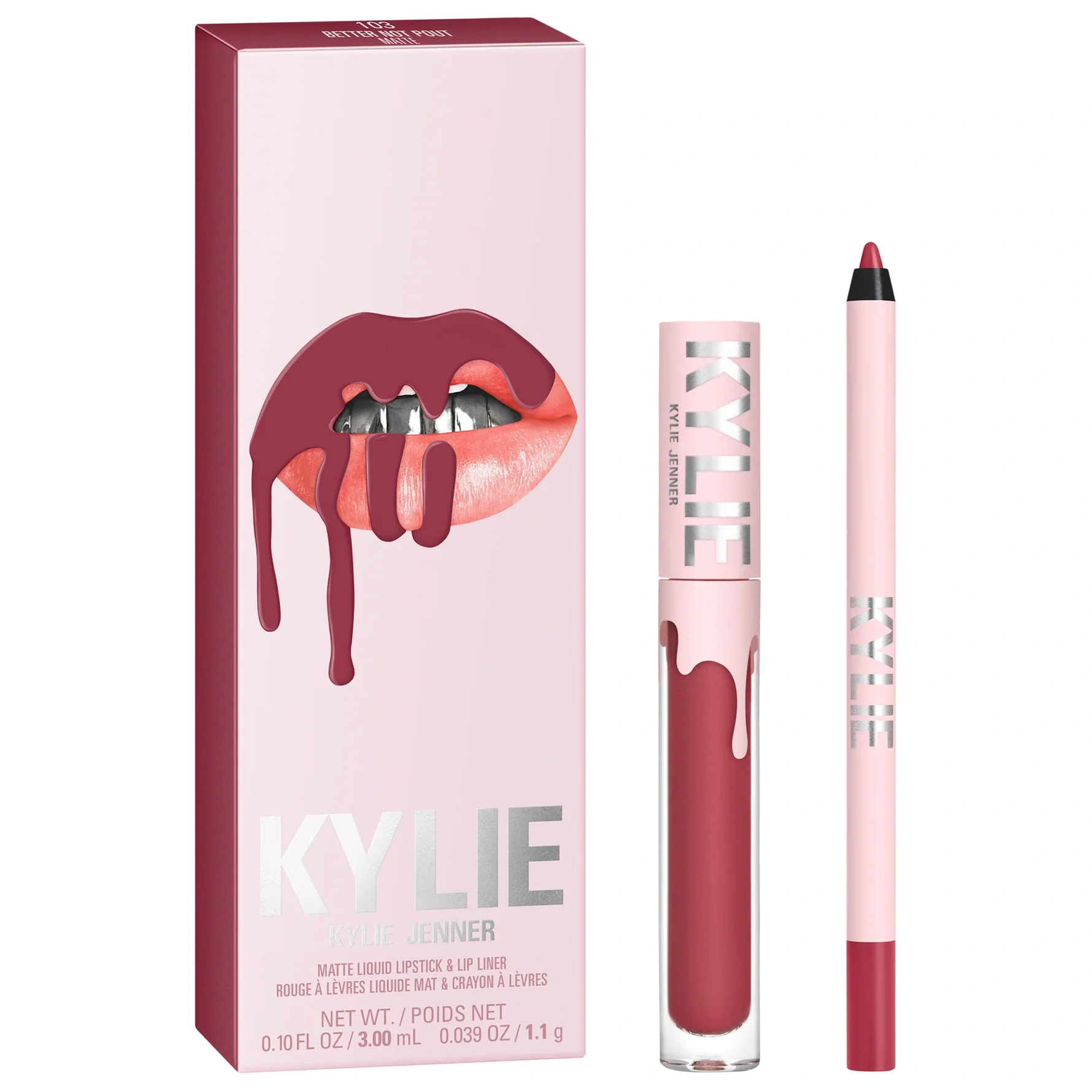 Kylie Cosmetics Matte Lip Kit 103 Better Not Pout