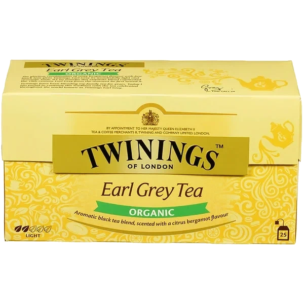 Earl Grey Tea Økologisk 25 Poser Twinings