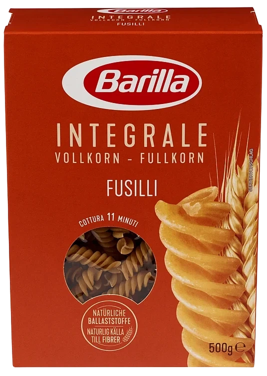Fusilli Fullkorn 500g Barilla