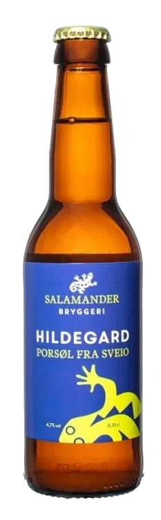 Hildegard Pors Øl 0,33l flaske Salamander