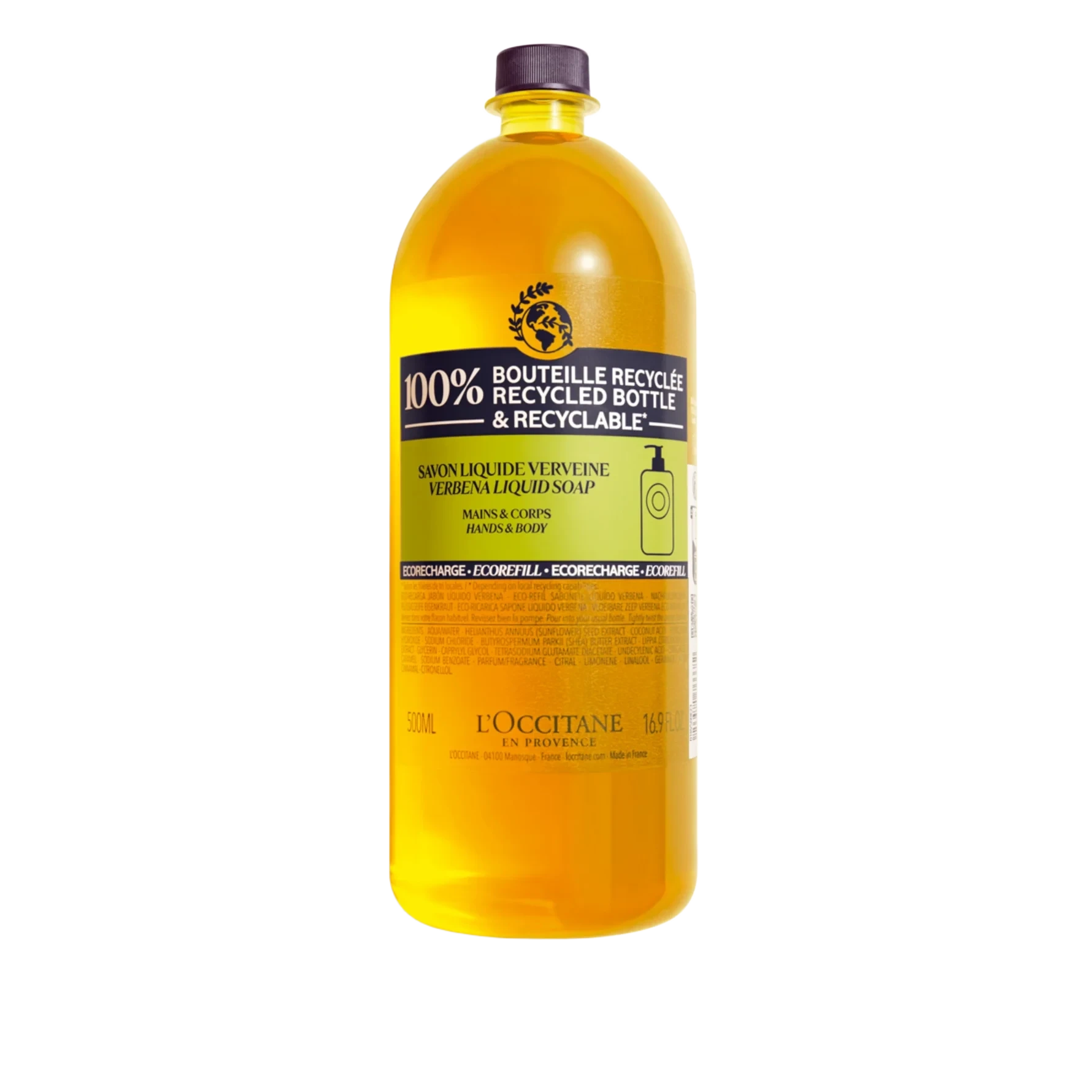 L'Occitane En Provence Shea Verbena Eco Refill Liquid Soap 500 ml