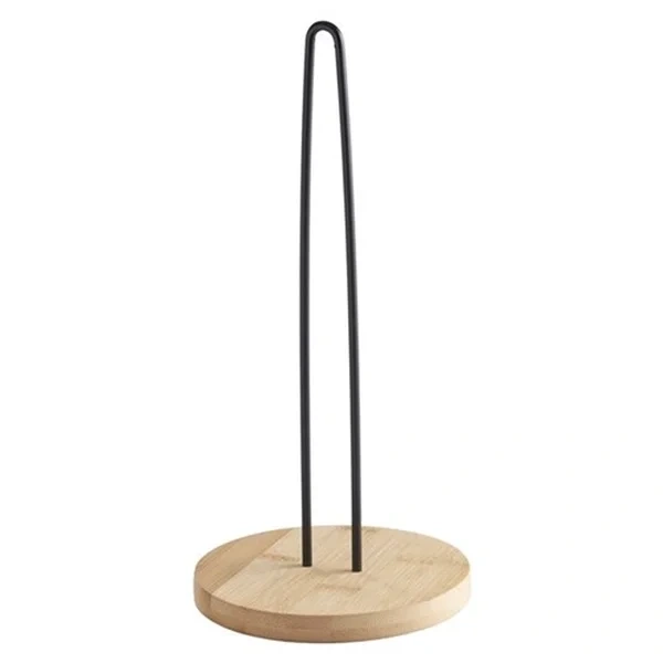 Kjøkkenrullholder 30cm Bambus/sort Day