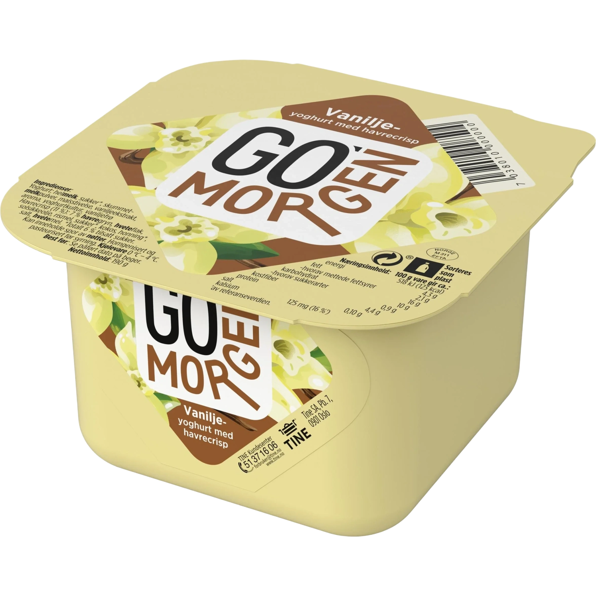 Go Morgen Vanilje 190g