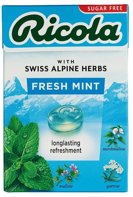 Ricola fresh mint sukkerfri  50g