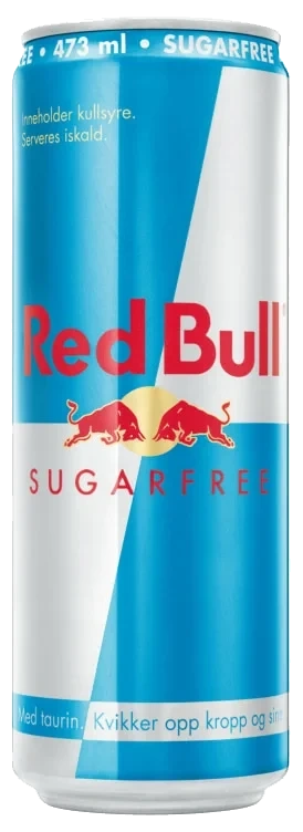 Red Bull Energidrikk Sukkerfri 473ml boks