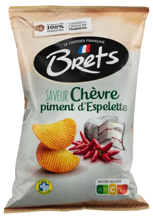 Brets Potetchips m/Chevre&Chili 125g