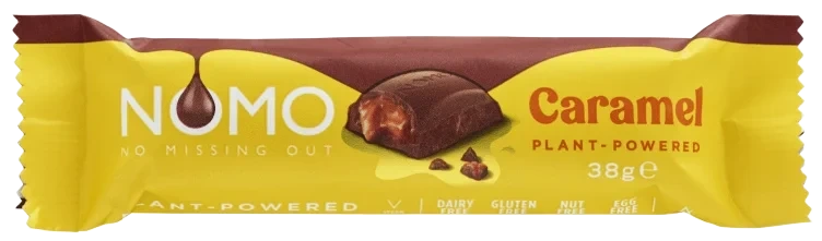 Nomo Sjokoladebar Caramel Gl.Fri&Vegansk 38g