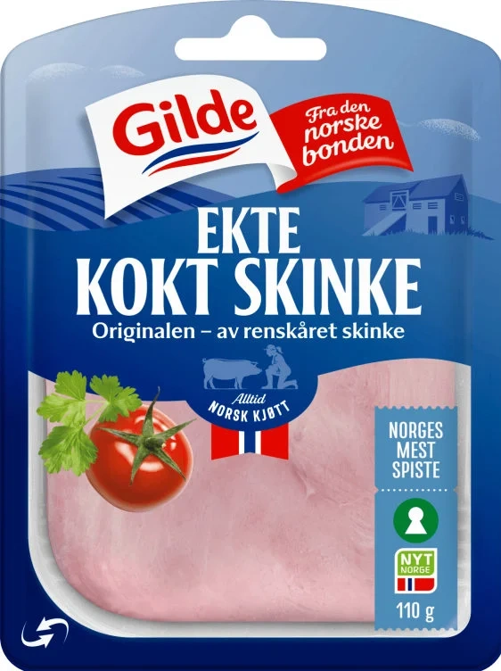 Ekte Kokt Skinke Skivet 110g Enh