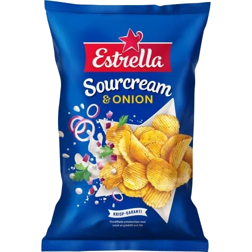 Estrella Sourcream & Onion 40g