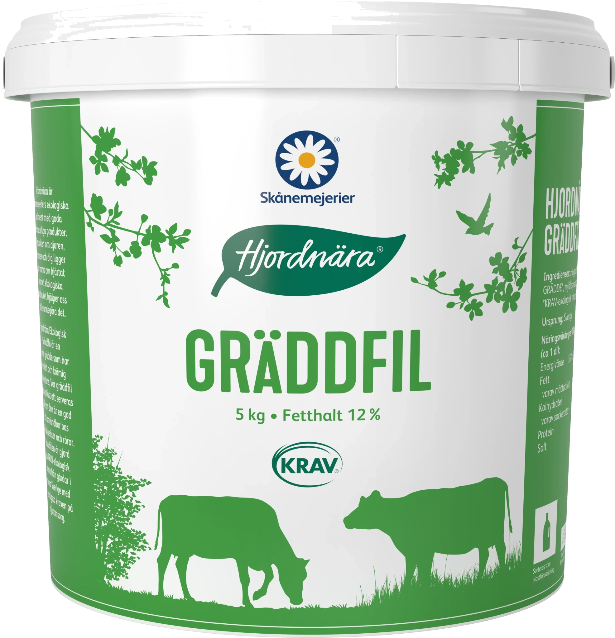 Ekologisk Gräddfil 12% KRAV