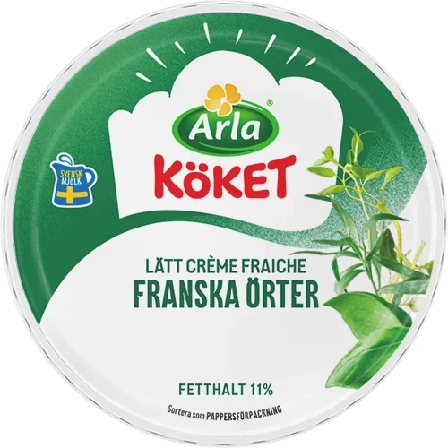 Lätt crème fraiche franska örter 11%