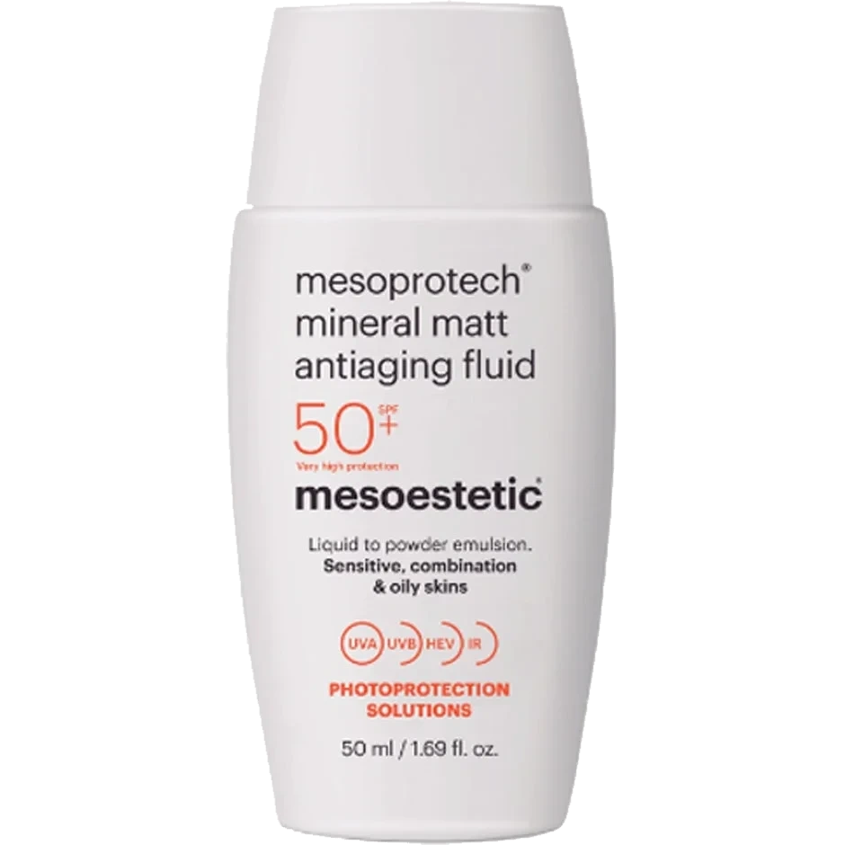Mesoestetic Mineral Matt Antiaging Fluid 50+ SPF 50+