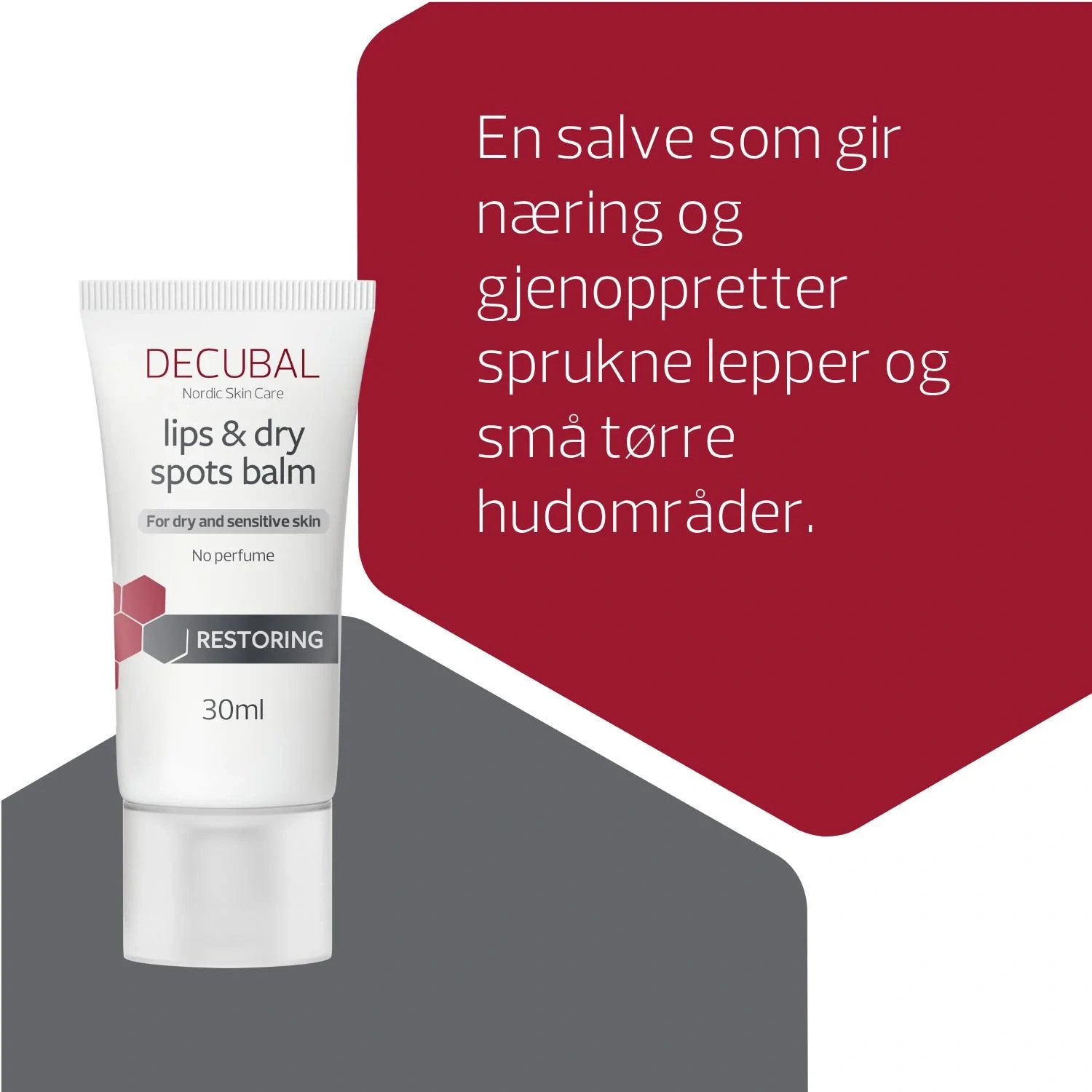Decubal Lips & Dry Spots Balm, 30 ml
