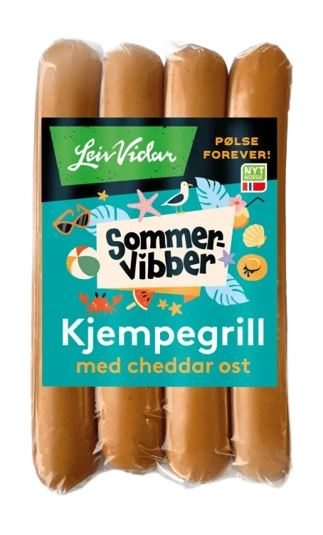 Kjempegrill m/Cheddar 360g Sommervibber