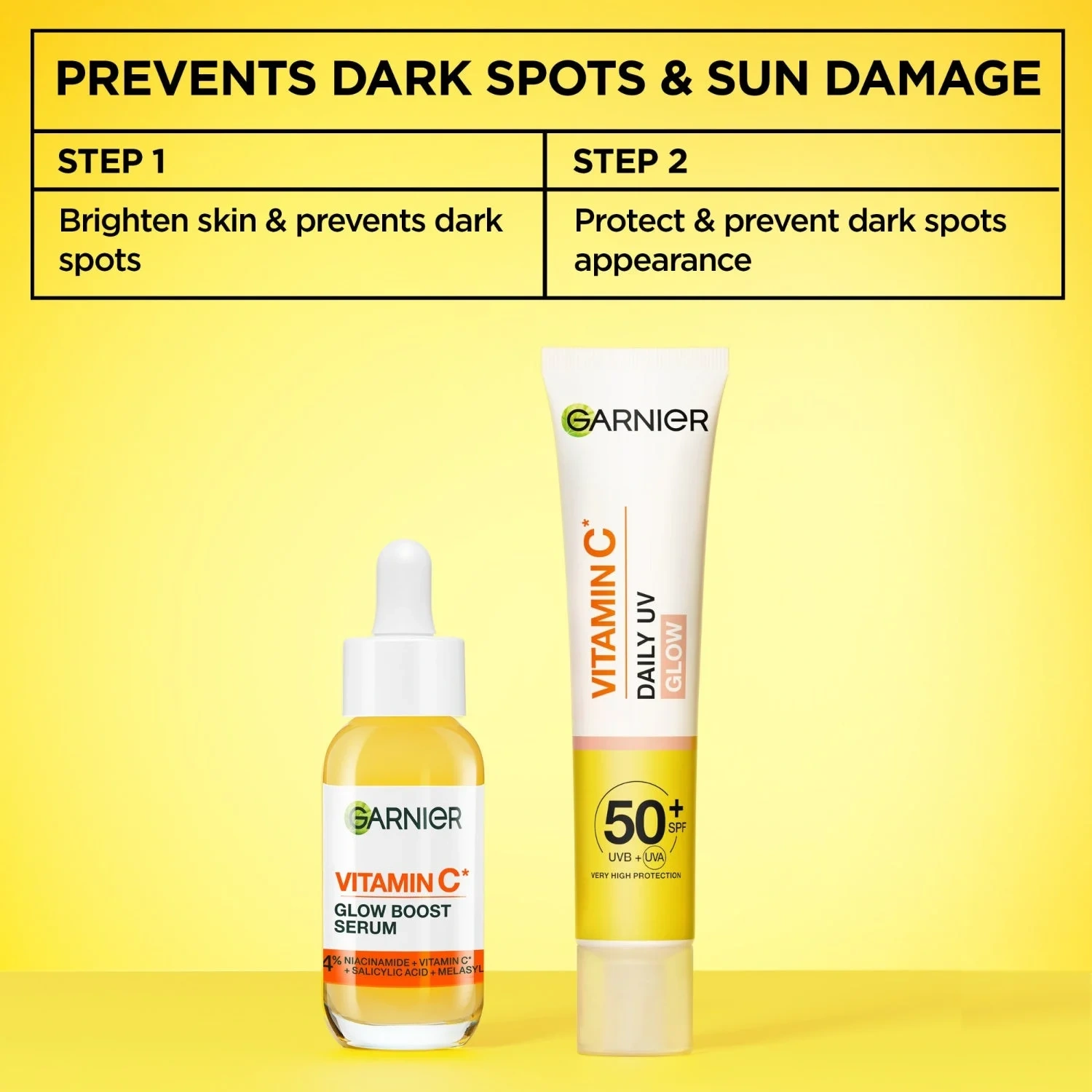 Garnier Vitamin C* Glow-Boosting Daily UV Fluid SPF50+ 40 ml