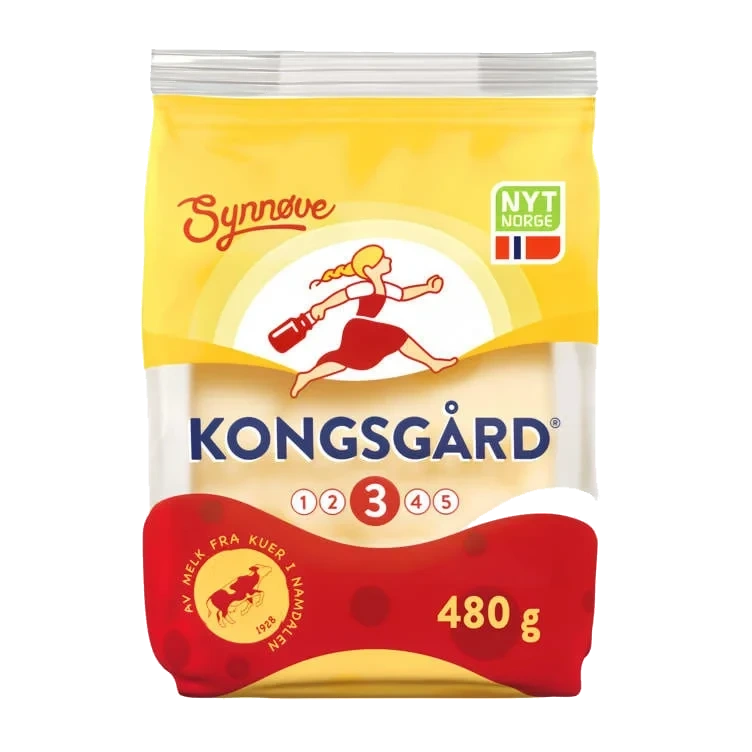 Kongsgård Ost 480g Synnøve