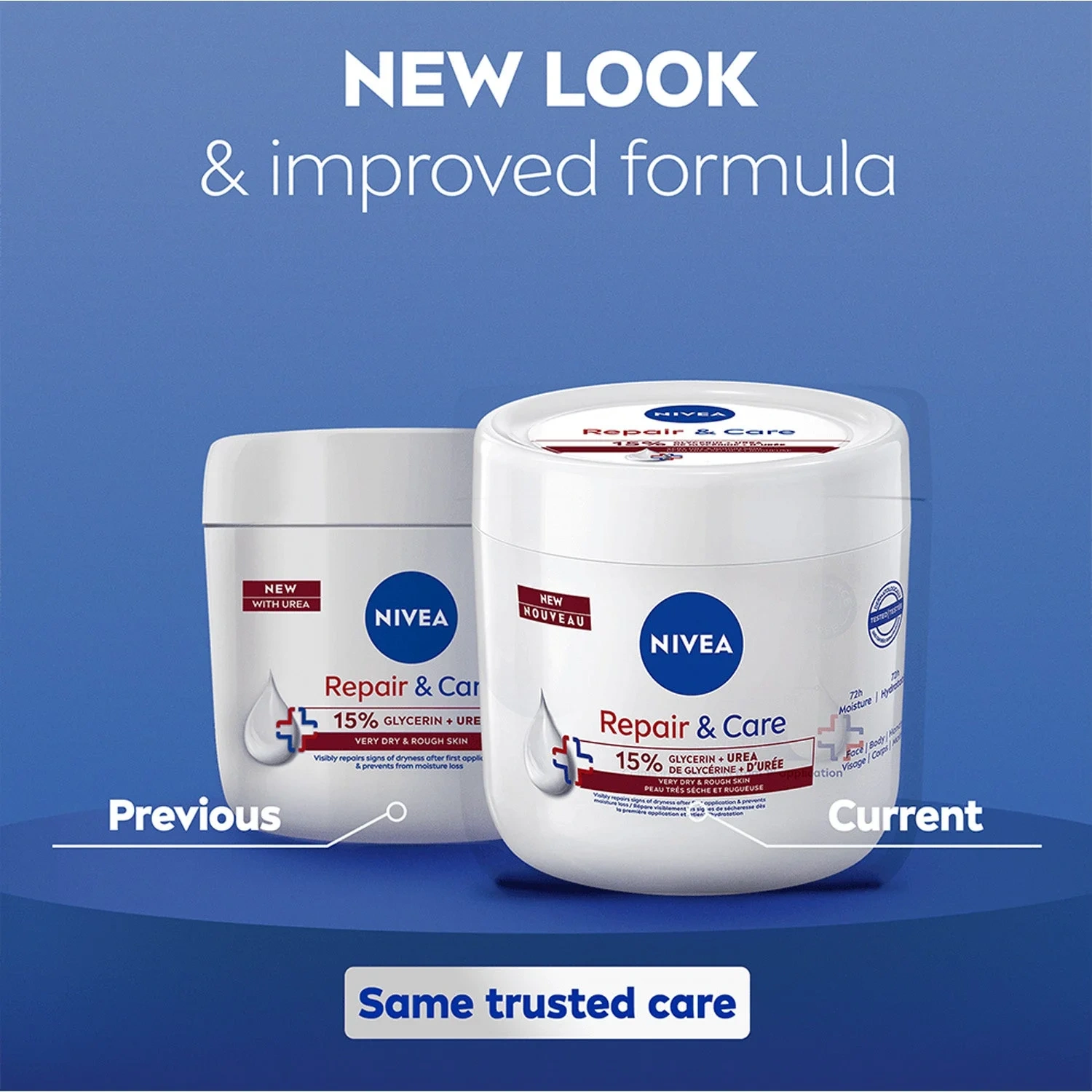 Nivea Repair & Care Body Cream Urea, 400ml