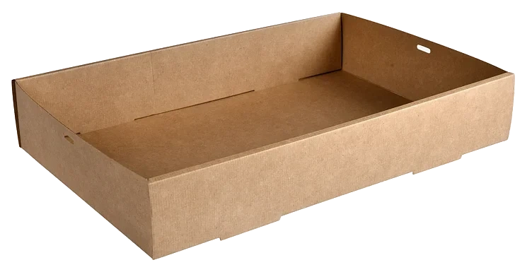 Tray catering 450x310 glance large brun 11160ml  50stk