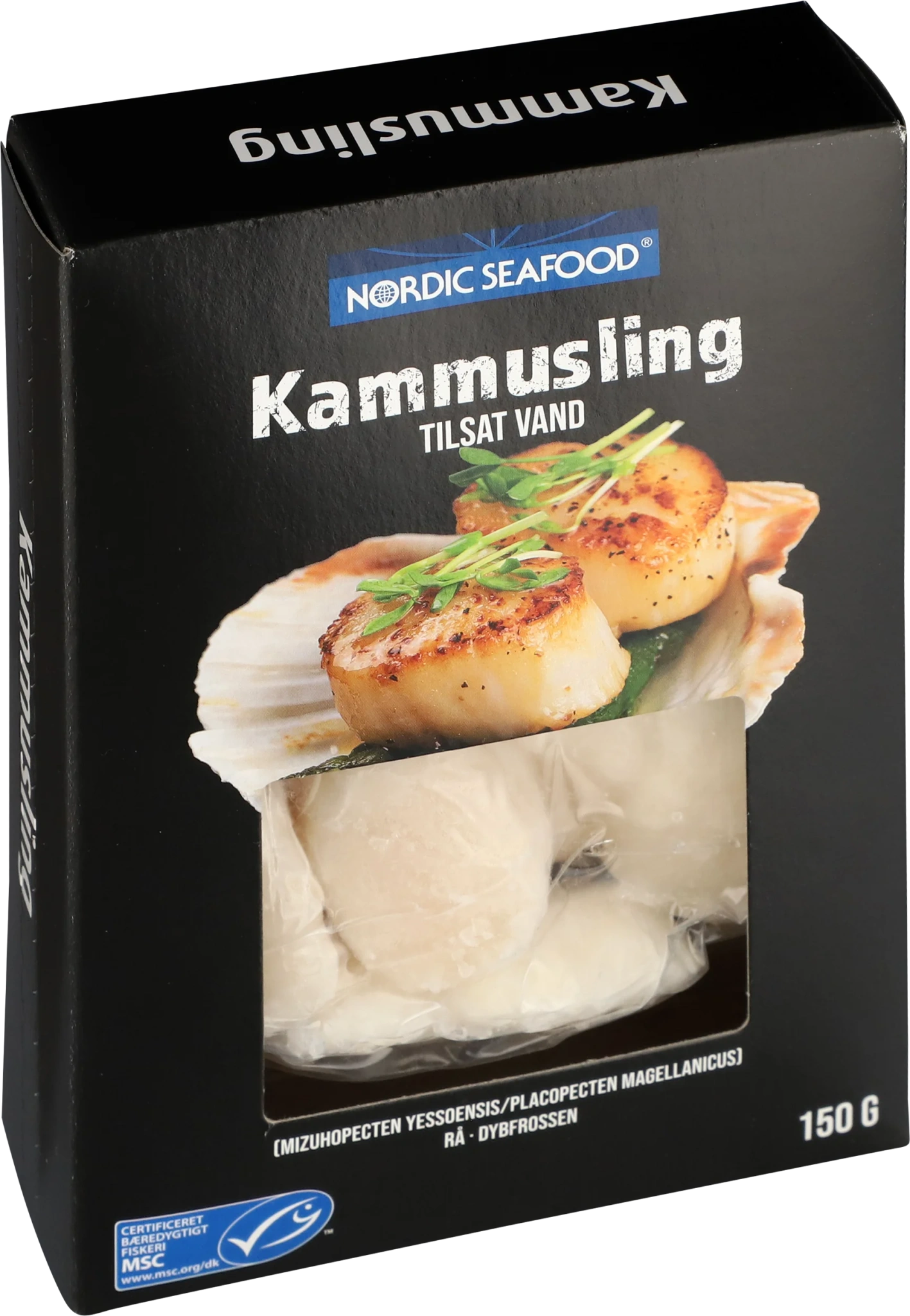 Nordic Seafood Kammusslor tillsatt vatten