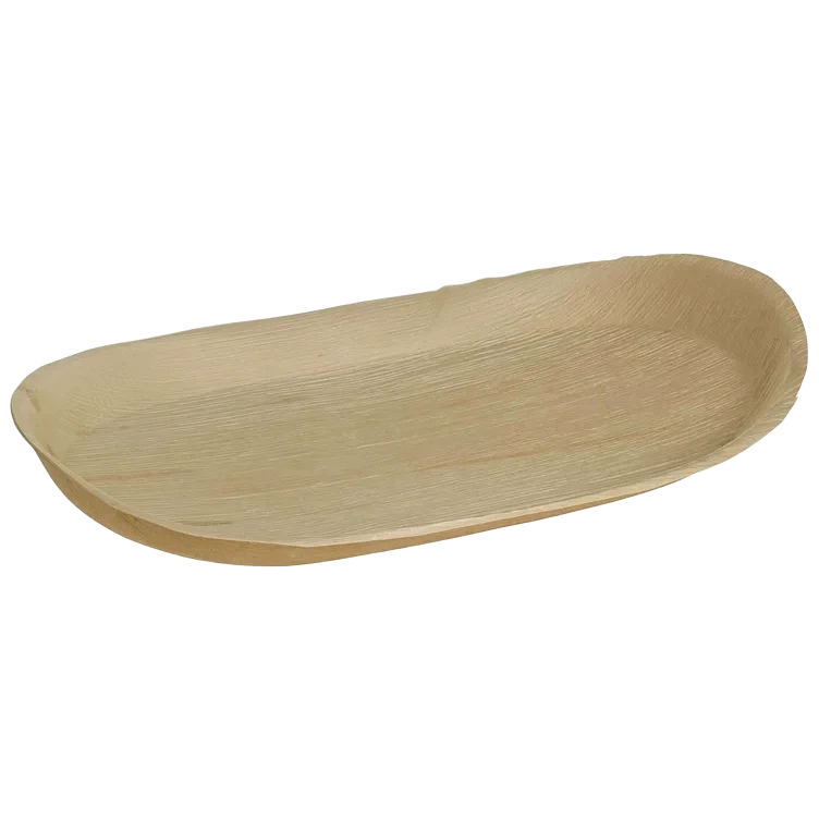 Tallerken oval 48x24cm palmeblad   50stk