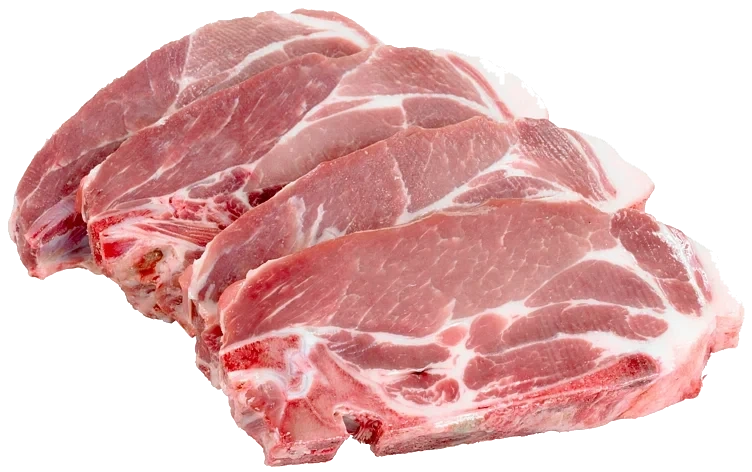 Svin nakkekoteletter frys  9xca1kg  kg