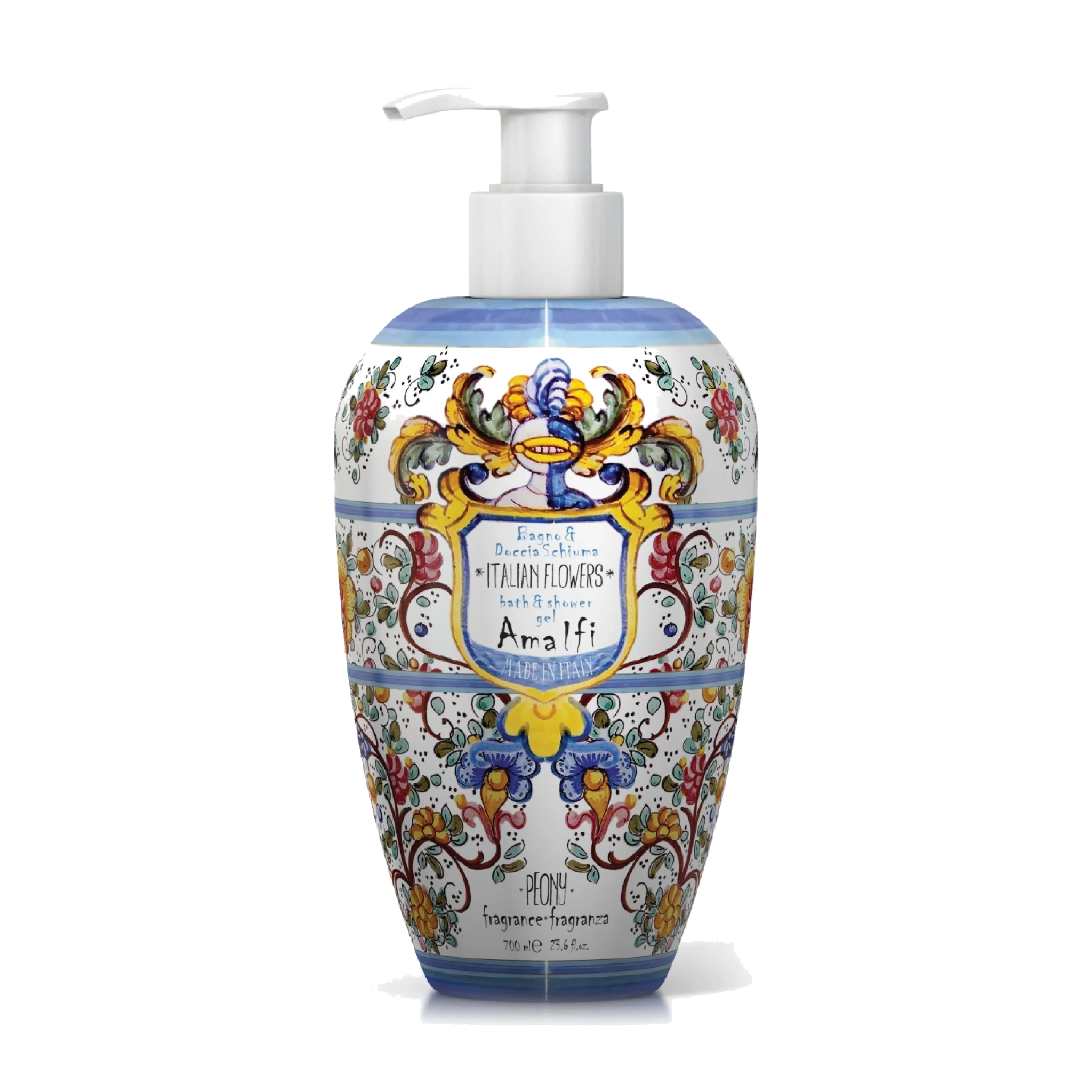 Rudy Profumi Bath & Shower Gel Amalfi Peony, 700 ml
