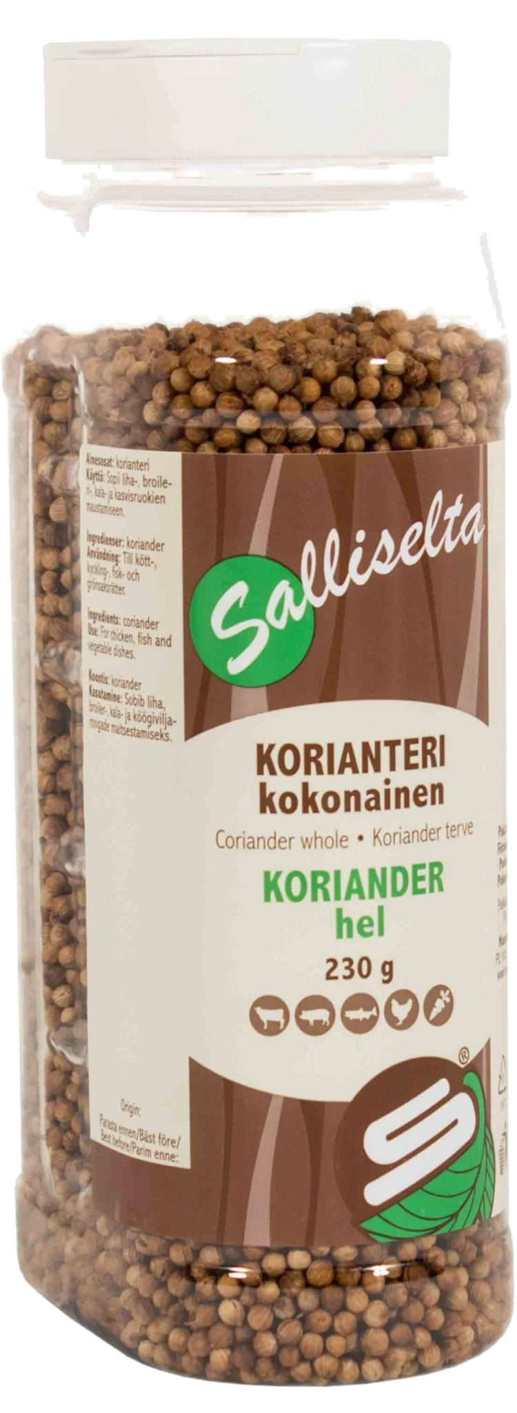 Koriander Hel 230g
