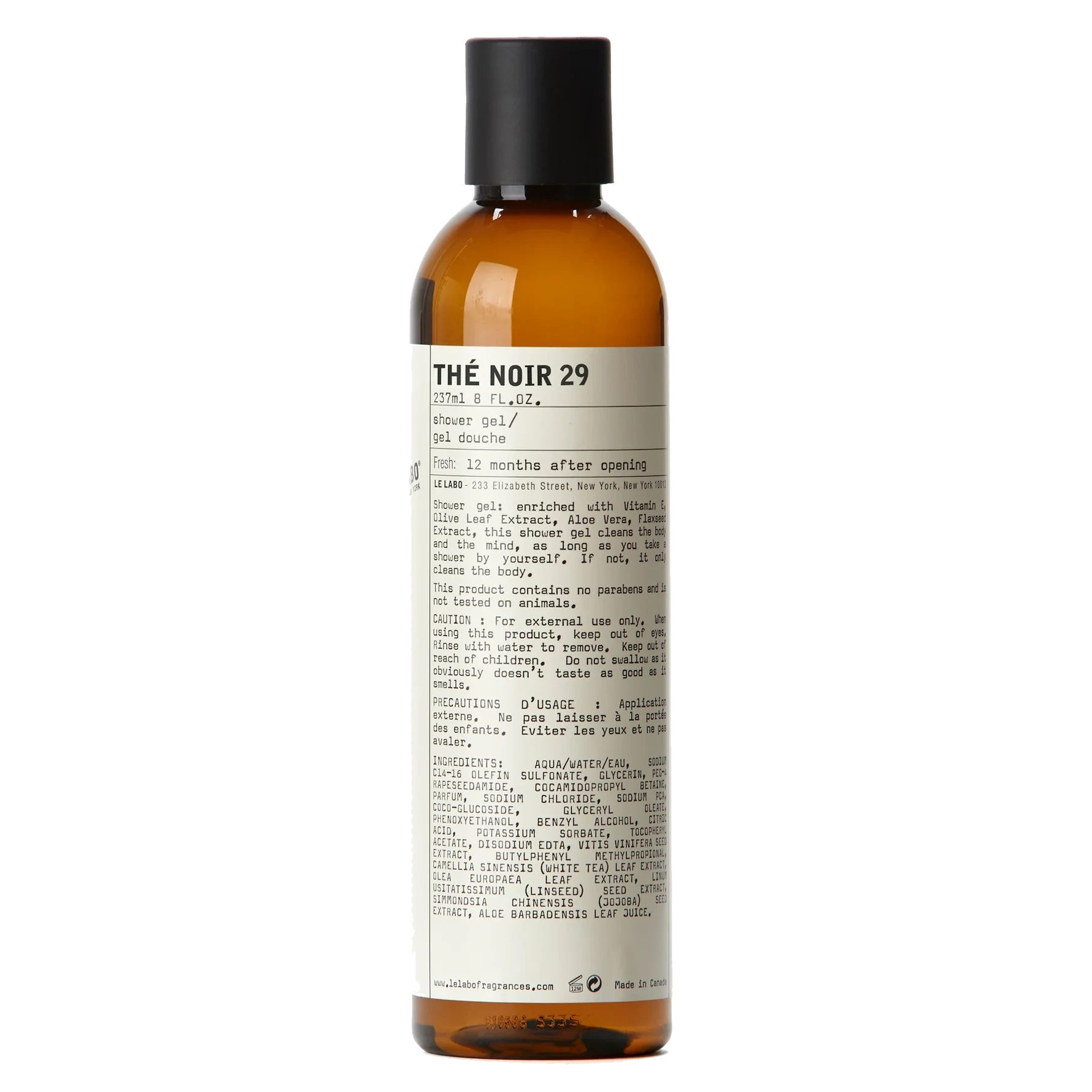 Le Labo Thé Noir 29 Shower Gel 237 ml