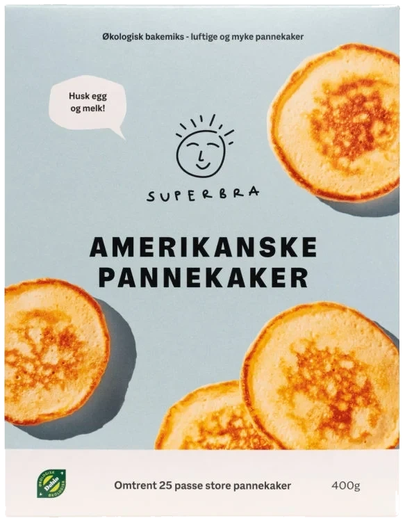 Pannekakemiks Amerikanske Økol 400g Superbra