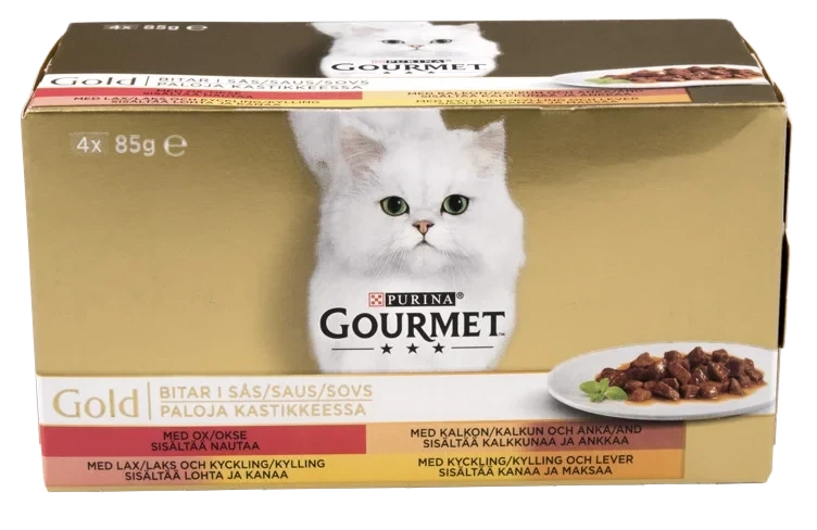 Gourmet Gold Multipk 4x85g Purina