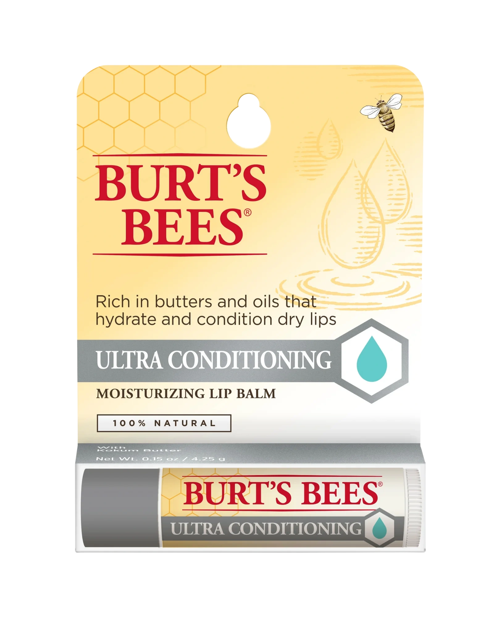 Burt's Bees Lip Balm Ultra Conditioning, 4,25 g