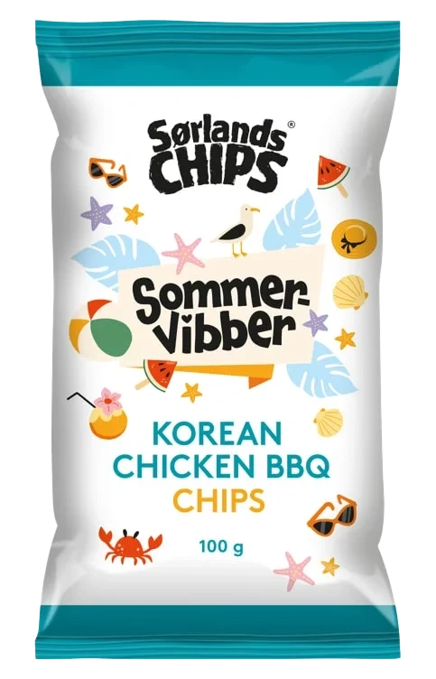 Sørlandschips Korean Chicken 100g Sommervibber