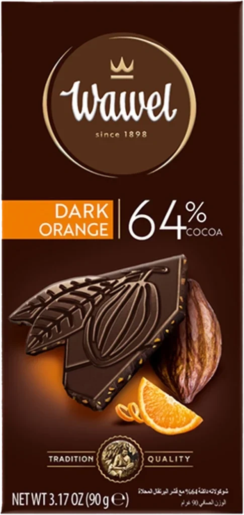 Wawel Dark Orange 64% 90g