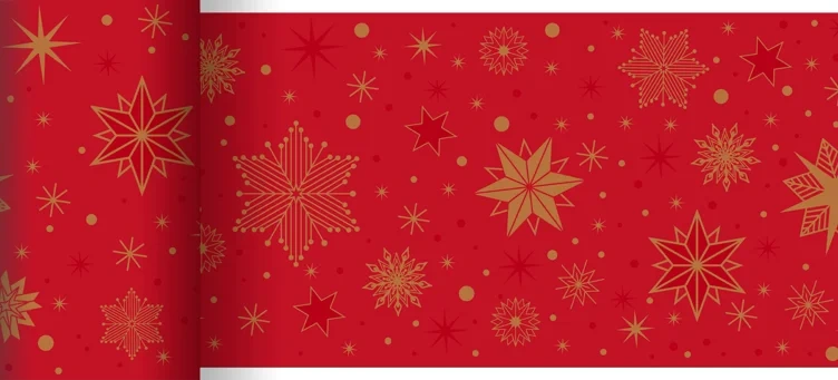Bordløper dunicel stargazing red  0,15x20m