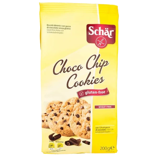 Choco Chip Cookies glutenfri 200g Schar