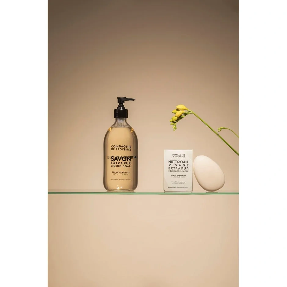 COMPAGNIE DE PROVENCE SAVON Liquid Marseille Soap Refill Sensitive Skin Liquid Hand Refill Soap 495 ml